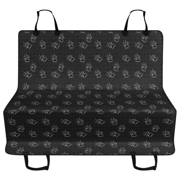 Dog paws pattern, dog car seat covers, back seat cover for dogs, paw print