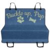 Dog car seat covers, back seat cover for dogs, Denim pattern