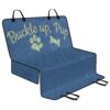 Dog car seat covers, back seat cover for dogs, Denim pattern