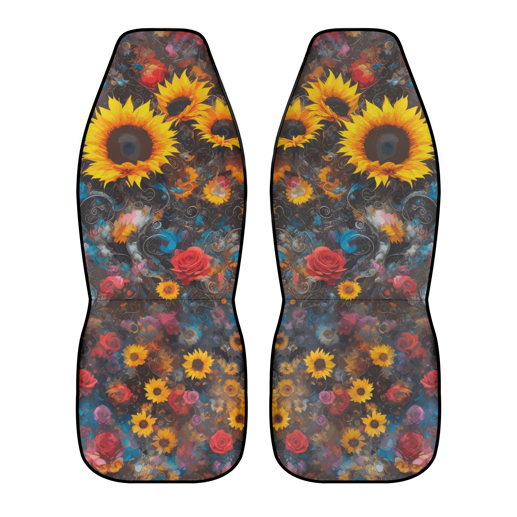 Car seat covers, seat covers for car, Car Seat Protector, floral seat covers, sunflower car seat covers