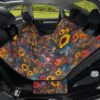 dog car seat covers, sunflower pattern, dog car hammock