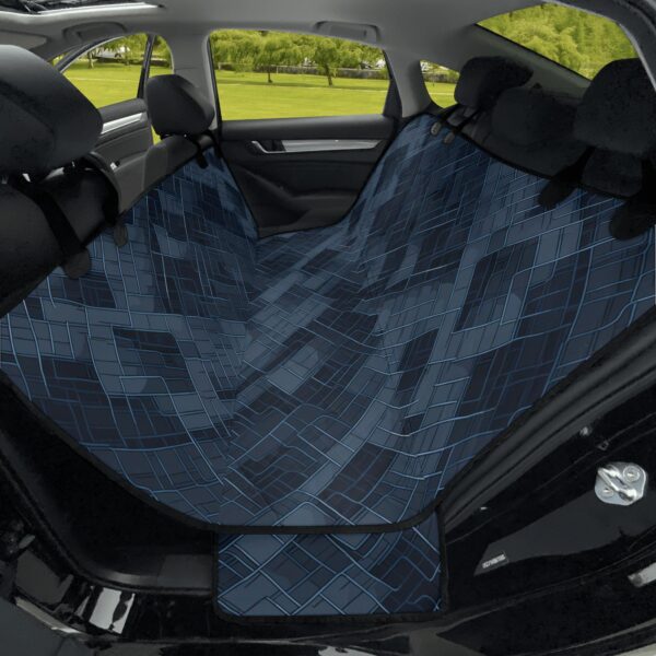 Geometric pattern dog car seat covers, back seat cover for dogs, dog car hammock