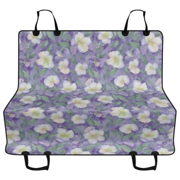 Pastel flowers, dog car seat covers, back seat cover for dogs